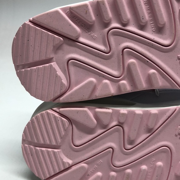 Nike Air Max 90 LTR (GS) Pink/White CD6864-121 USED Tried On Size 5.5Y No Box - Picture 13 of 14